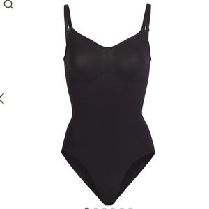 SKIMS Scultping Bodysuits x3, Sz S — Black, Nude (Ochre), & Limited Edition Pink